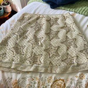 honey punch beaded star skirt